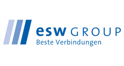 Logo der Eichsfelder Schraubenwerk GmbH aus Heilbad Heiligenstadt, Teil der esw GROUP und Hersteller von Metall-Kunststoff-Komponenten für die Automobilindustrie.