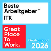 Siegel Beste Arbeitgeber in der ITK 2026 für Projektron GmbH