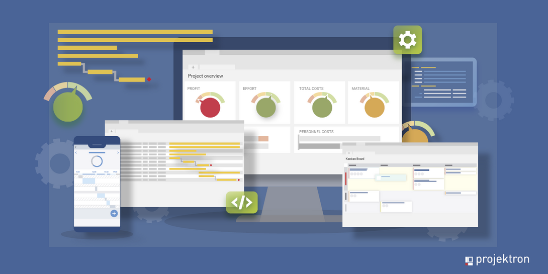 [Translate to Englisch:] In the project management software comparison we review 15 popular project management software products.