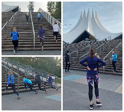 Bei unseren regelmäßigen Lauftreffs bereiten wir uns unter professioneller Anleitung auf unsere zahlreichen Lauf-Events vor.