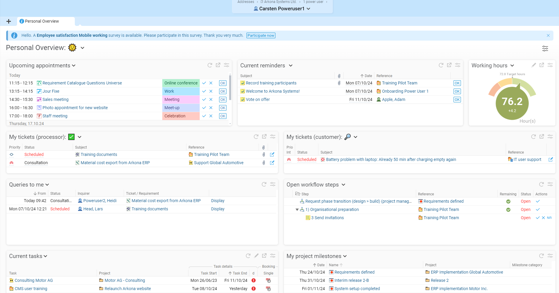 BCS – Project Management Software & ERP for Service Providers by Projektron