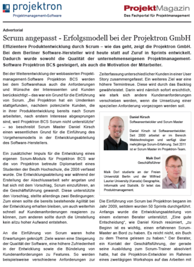 27. August 2014 – Projekt Magazin