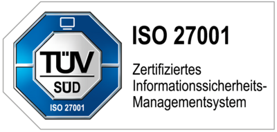 Projektron wurde vom TÜV Süd nach ISO27001 zertifiziert