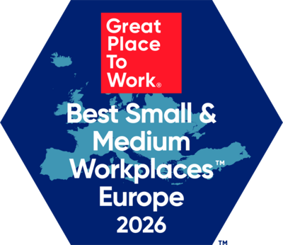Projektron belegt Platz 74 bei den Best Small & Medium Workplaces in Europe™ 2026. Projektron belegt Platz 74 bei den Best Small & Medium Workplaces in Europe™ 2026.