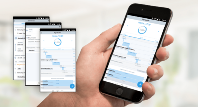 Mobile Zeit- Kontakt- und Spesenerfassung mit der Projektron WebApp
