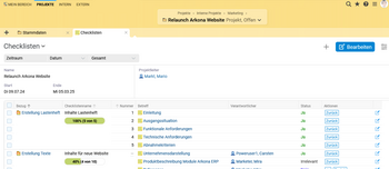 Checklisten: Die bewährte Prüfmethode in Projektron BCS
