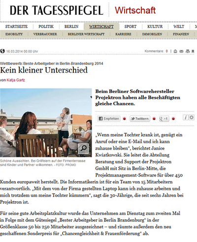 16. März 2014 – Tagesspiegel 16. März 2014 – Tagesspiegel