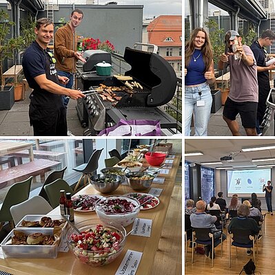 Beim Familientreffen am 3. September 2026 lernten Freunde und Familien der Mitarbeiter Projektron bei Vortrag, Rundgang und Grillfeier kennen. Beim Familientreffen am 3. September 2026 lernten Freunde und Familien der Mitarbeiter Projektron bei Vortrag, Rundgang und Grillfeier kennen.
