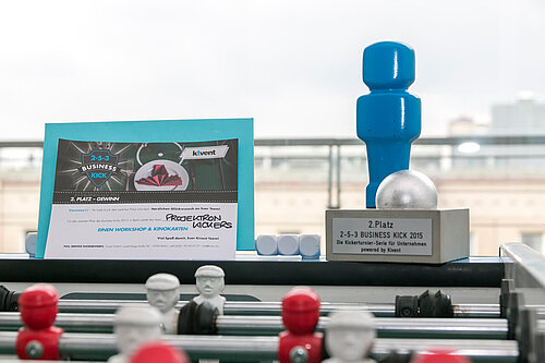 Die Preise unserer Teams beim Business-Kick. Die Preise unserer Teams beim Business-Kick.
