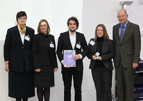 Verleihung des BestPersAward 2010/2011 in der Kategorie Diversity an Mitarbeiter von Projektron