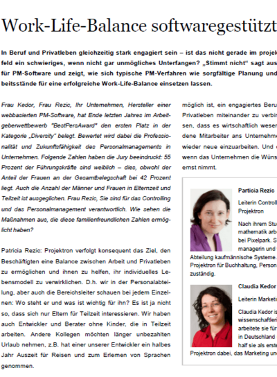 26. April 2012 - Projekt Magazin