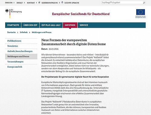 Screenshot https://www.esf.de/SharedDocs/Meldungen_NL/Newsletter/2026/Maerz/10_kodaten.html (abgerufen am 30.04.2026)