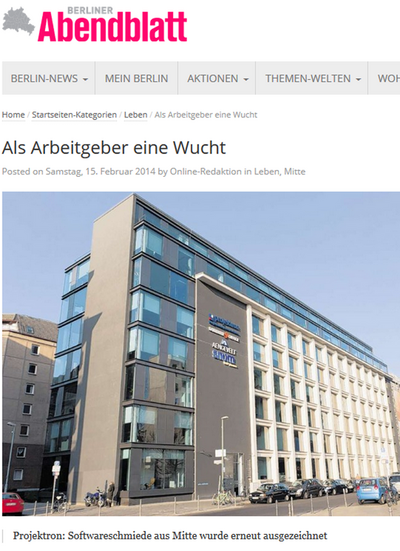 15. Februar 2014 – Berliner Abendblatt