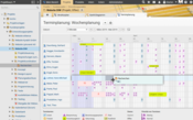 Mit der erweiterten Terminplanung erstellen Sie Termine direkt für eine ganze Arbeitswoche