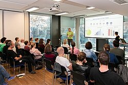 Vortrag beim Mitarbeitertreffen Mitarbeitertreffen bei Projektron