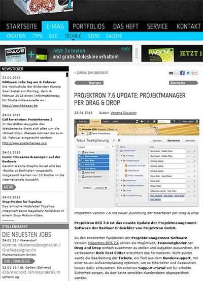 23. Januar 2013 – PAGE Online