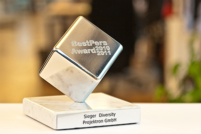 BestPersAward 2010/2011 Sieger Diversity Projektron GmbH