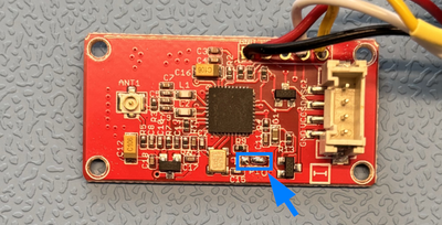 Lötbrücke am Elecrow Crowtail NFC