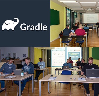 Zehn Entwickler vertieften ihr Wissen im Gradle-Seminar: Automatisierung, Build-Prozesse und Tests für mehr Effizienz in der Softwareentwicklung.