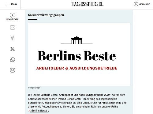 Quelle: https://www.tagesspiegel.de/berlin/berliner-wirtschaft/berlins-beste-arbeitgeber-welche-unternehmen-jetzt-die-attraktivsten-jobs-bieten-12361484.html ; zuletzt aufgerufen am 17.09.2024.