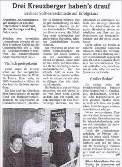 31. Juli 2002 - Berliner Wochenblatt