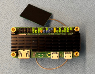 Raspberry Pi Zero mit Kühlkörper