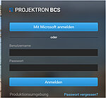 Axel Springer BCS-Login Screenshot