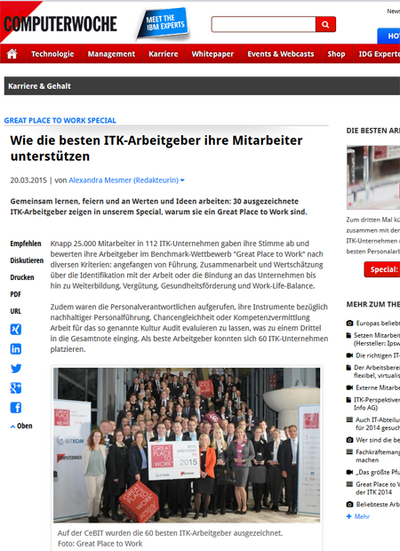 20. März 2015 – Computerwoche