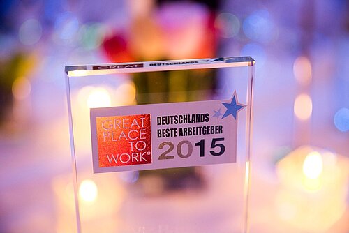 Beim Great Place to Work-Wettbewerb wurde Projektron mehrfach als Arbeitgeber ausgezeichnet. Beim Great Place to Work-Wettbewerb wurde Projektron mehrfach als Arbeitgeber ausgezeichnet.