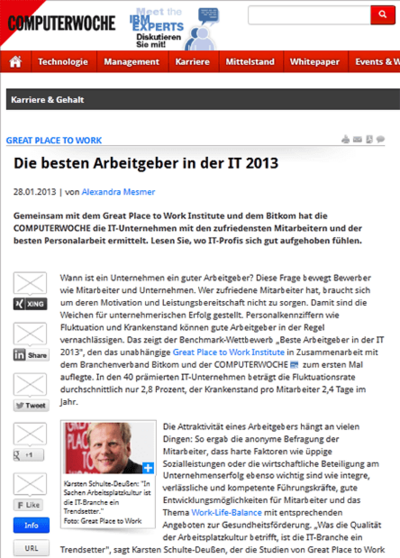 28. Januar 2013 – Computerwoche.de