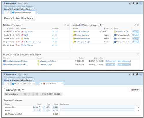 Projektron BCS 21.2: der einfache Weg zur Anwesenheitserfassung im gesamten Unternehmen Projektron BCS 21.2: der einfache Weg zur Anwesenheitserfassung im gesamten Unternehmen