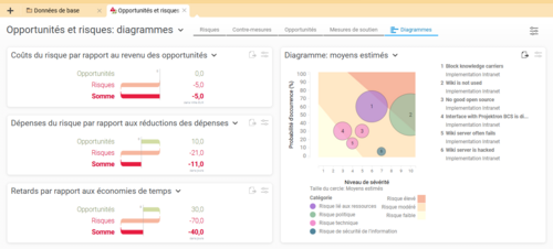 Opportunités et risques dans Projektron BCS