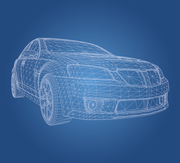 Symbolic image representing Automotive SPICE®: Abstract visual of systematic software engineering and structured processes in automotive development.
