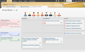 The digital Scrum board visualizes the status of your team during Sprint.