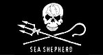 La organización ecologista Sea Shepherd se compromete activamente con la protección de los océanos y los seres vivos marinos. Logotipo de Sea Shepherd Alemania, organización para la protección del mar y el medio ambiente