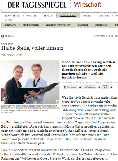 14. April 2013 – Tagesspiegel 14. April 2013 – Tagesspiegel