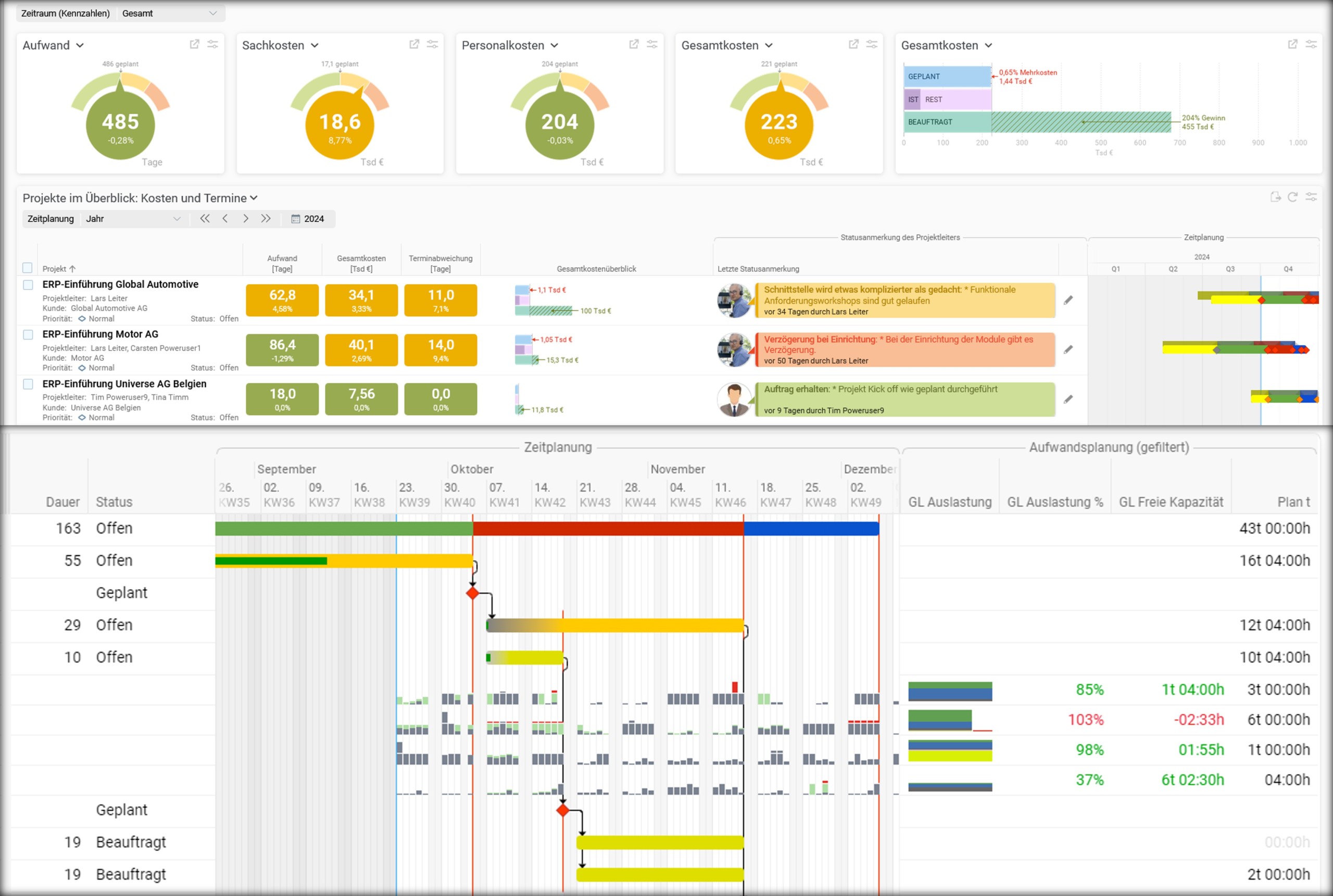 ERP-Software Projektron BCS für Dienstleister