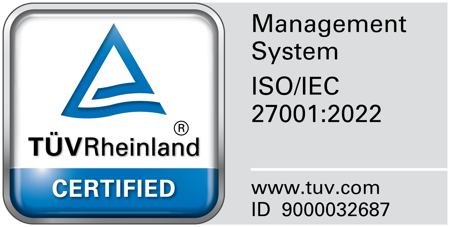 TÜV Rheinland ISO/IEC 27001:2022