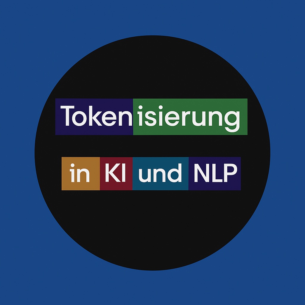 Symbolische Darstellung der Tokenisierung in KI-Systemen mit Projektron BCS Fokus.