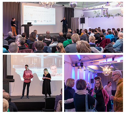 Bei Mitarbeitertreffen gab es launige und informative Vorträge von Kollegen aus verschiedenen Abteilungen zu bestaunen. Bei Mitarbeitertreffen gab es launige und informative Vorträge von Kollegen aus verschiedenen Abteilungen zu bestaunen.