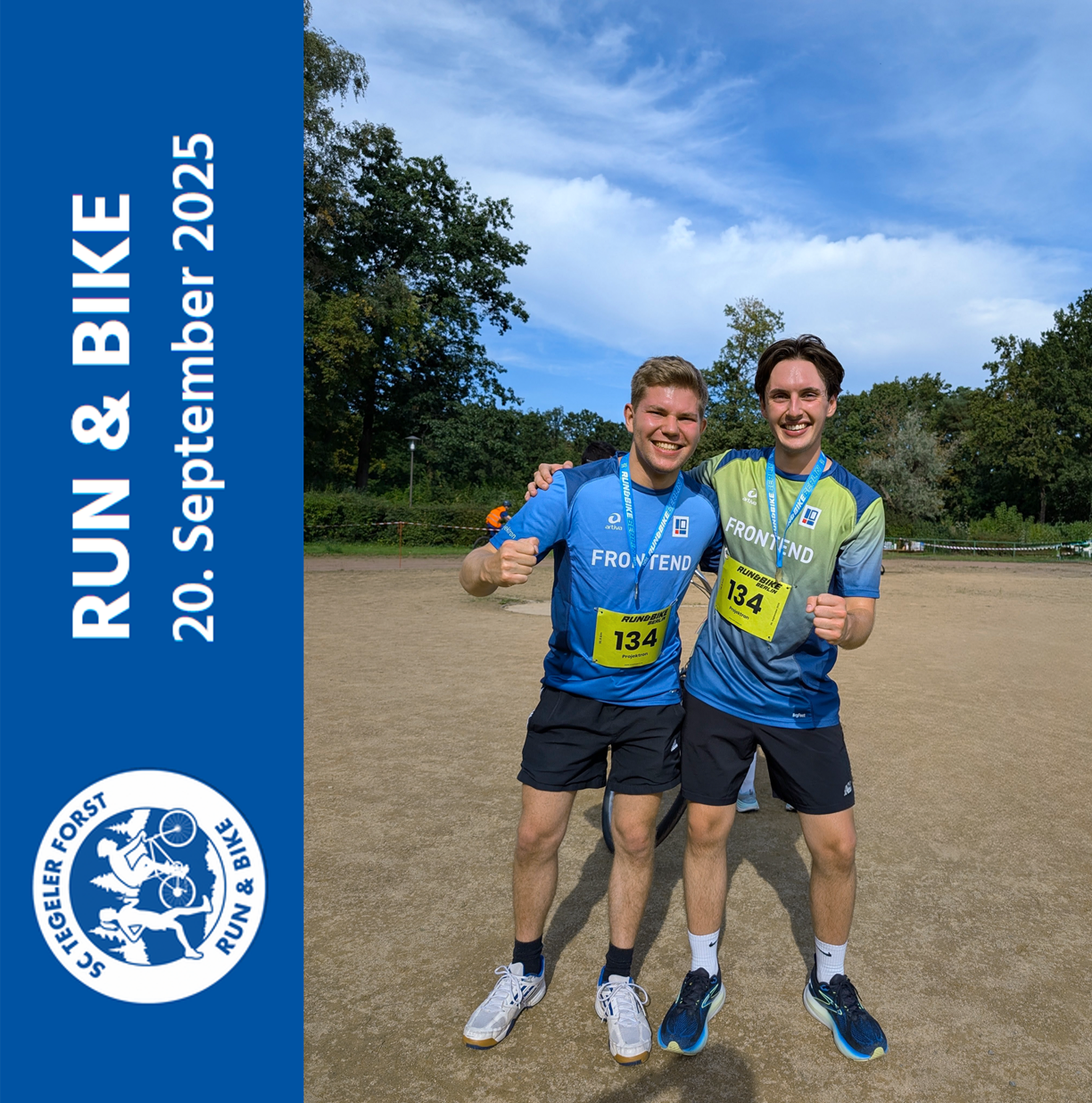Run & Bike 2025 im Tegeler Forst – Projektronis im Einsatz