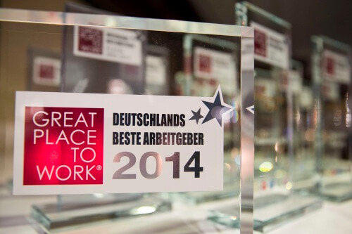 2014 wurde Projektron erneut im Wettbewerb "Deutschlands beste Arbeitgeber" ausgezeichnet