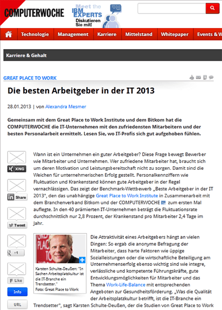 28. Januar 2013 – Computerwoche.de