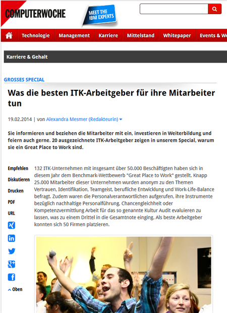 19. Februar 2014 – Computerwoche