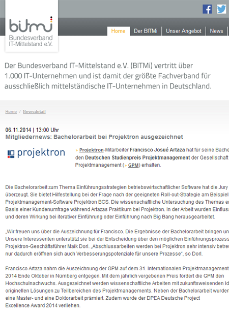 6. November 2014 – Bitmi.de