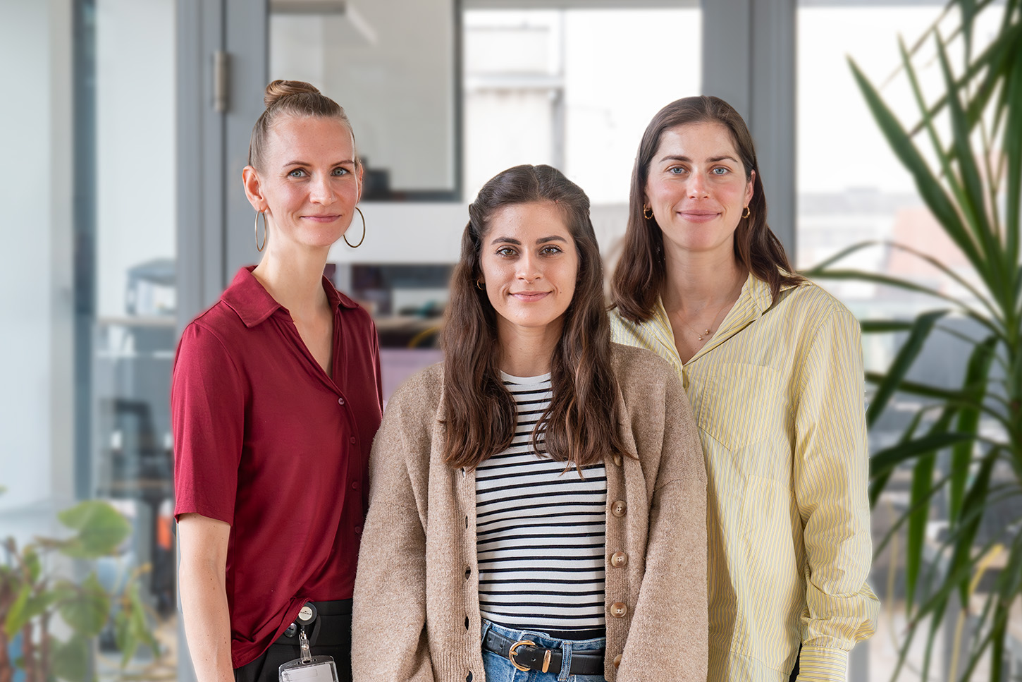 Recruiting-Team von Projektron mit Mareike Sturzebecher, Ronja Maerz und Magdalena Gutendorf